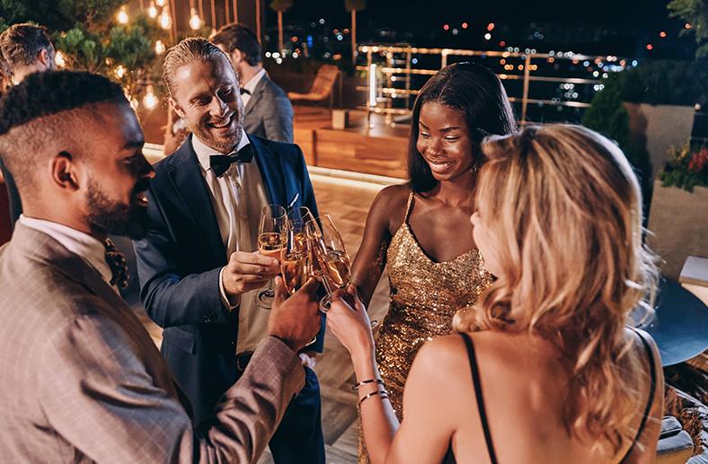 People celebrating - Marble Arch Hotel