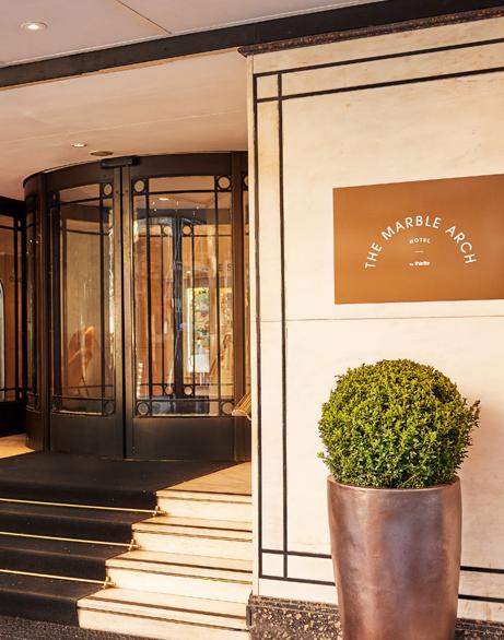 Marble Arch Hotel Exterior and Main Entrance
