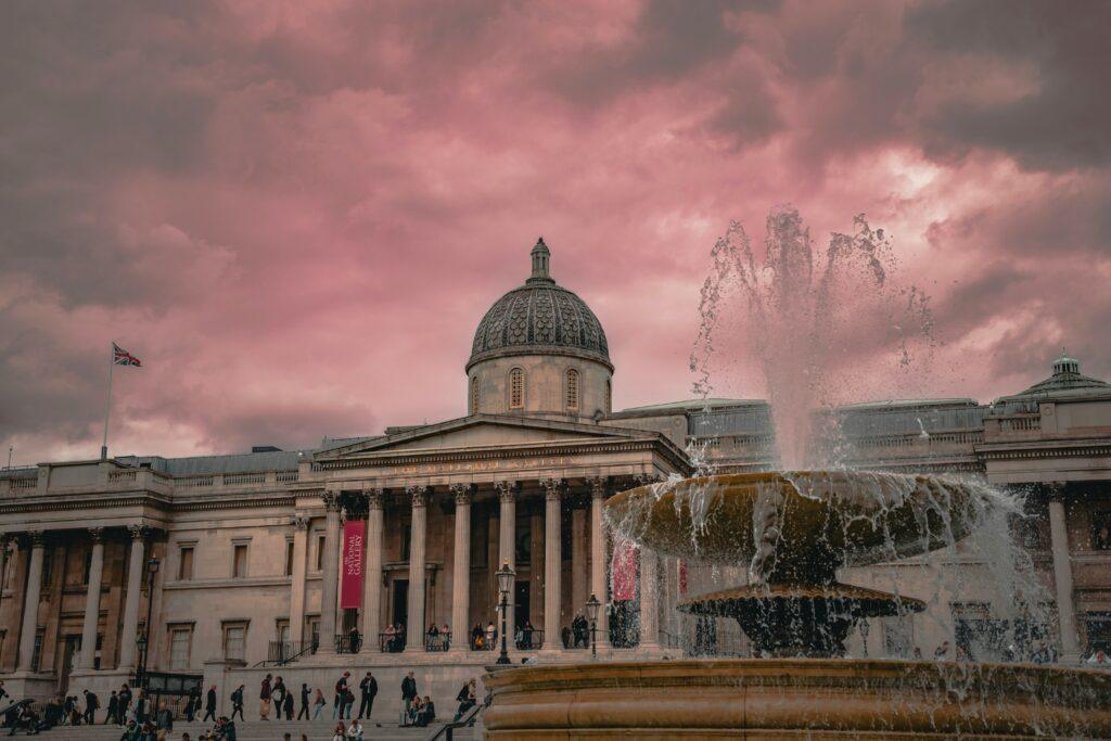 The National Gallery at Sunset