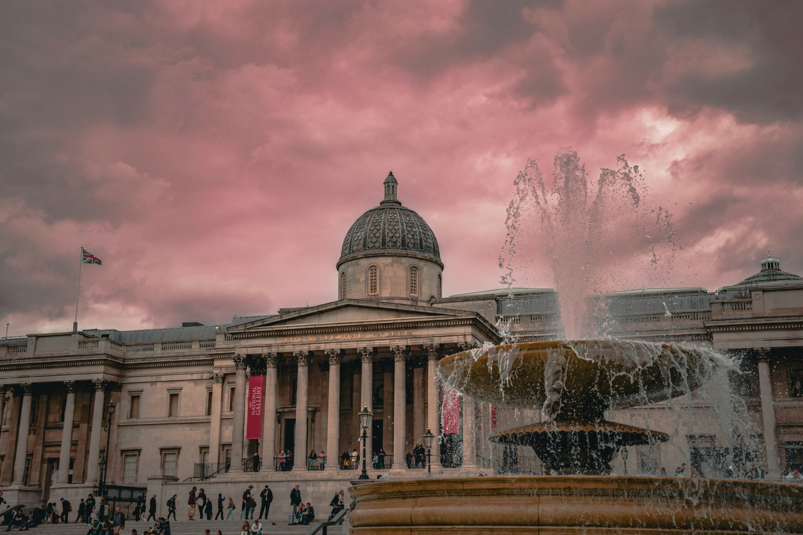 The National Gallery at Sunset