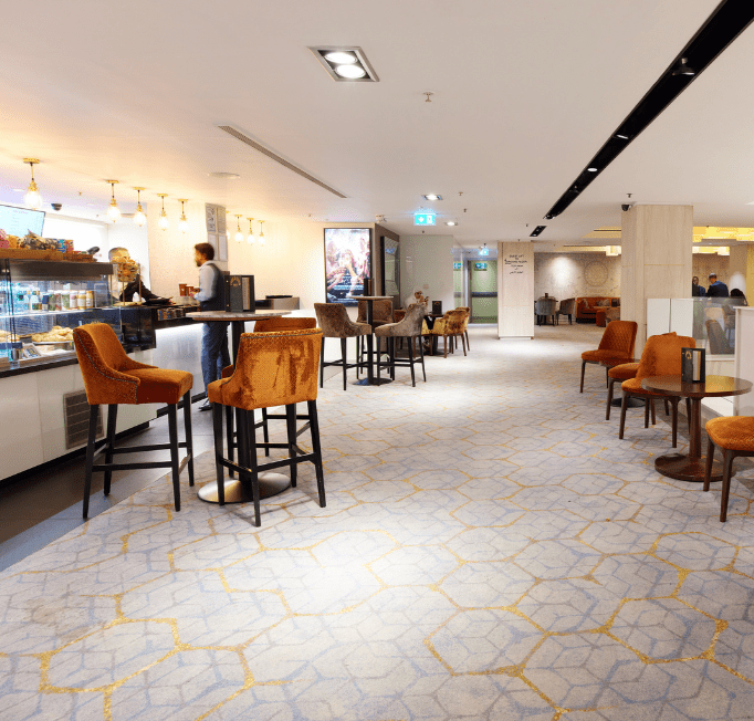 Deli area at The Marble Arch hotel