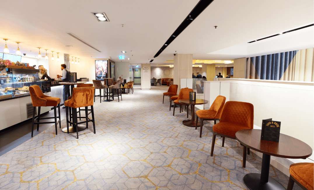 Deli area at The Marble Arch hotel